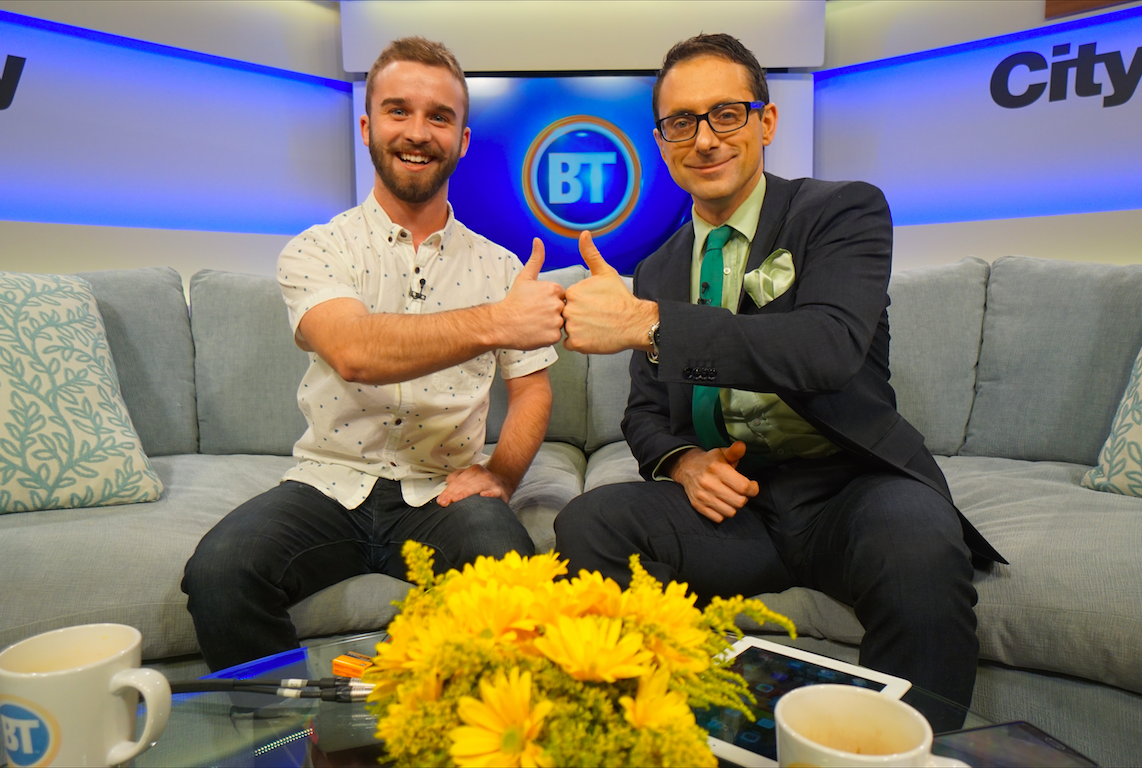 52skillz's tweet photo. Thanks for the awesome interview @BTEdmonton, was a ton of fun! #edmonton #thumbsupfistbump #synth #52skillz http://t.co/LQeYws8UZJ