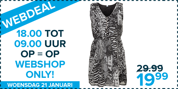 MSMode_NL's tweet photo. Jurk met dierenprint. Nú tijdelijk 19.99 euro! Profiteer meteen: http://t.co/15hPPqGIPl http://t.co/HJ1cuJoNmb