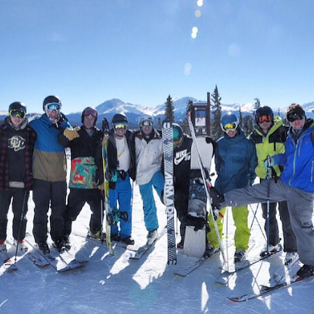 CUSigEp's tweet photo. When the mountains are in your backyard... #SigepSkiTeam http://t.co/n8v55ewVM2