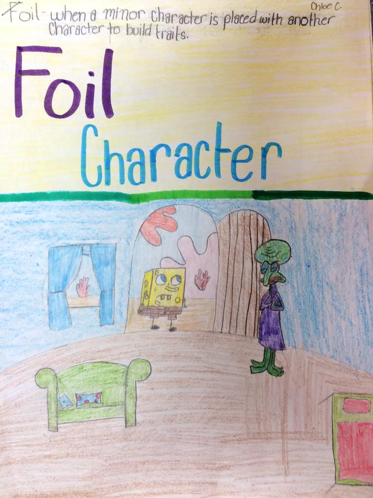 ambrahamilton's tweet photo. We are learning about character foils in #lmsroom114 ... Students create pop culture examples #lmslions #lmscreates http://t.co/VfELmduAiA