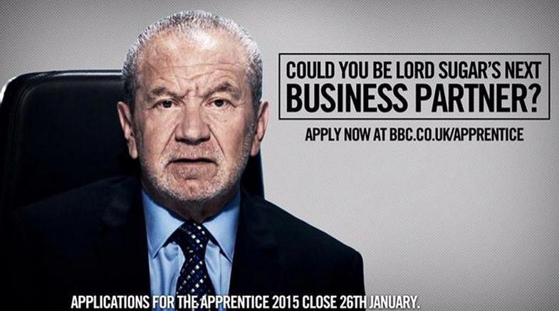 Lord_Sugar's tweet image. Want to take part in this year&apos;s @bbcapprentice? If so, you have 5 days left to apply - go to apprentice.fremantlemedia.com/application