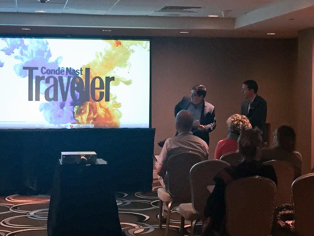 AmberJLawson's tweet photo. NOW #AccessToInsight @CondeNast: Digital Storytelling Iconic Brand w/ @SCENE &amp; @nytvf ED Terence Gray #NATPE2015 http://t.co/sTMAhhoAZX