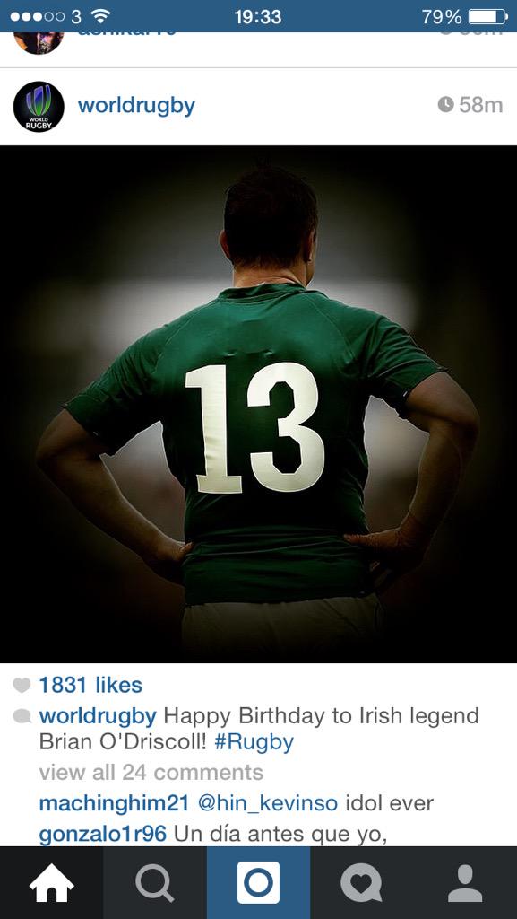 Happy Birthday Brian O\Driscoll!! 