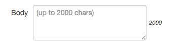 ping4alerts's tweet photo. Big news for our program. We now are able to send 2000 characters in an the alert body. http://t.co/sNu2wvftmh