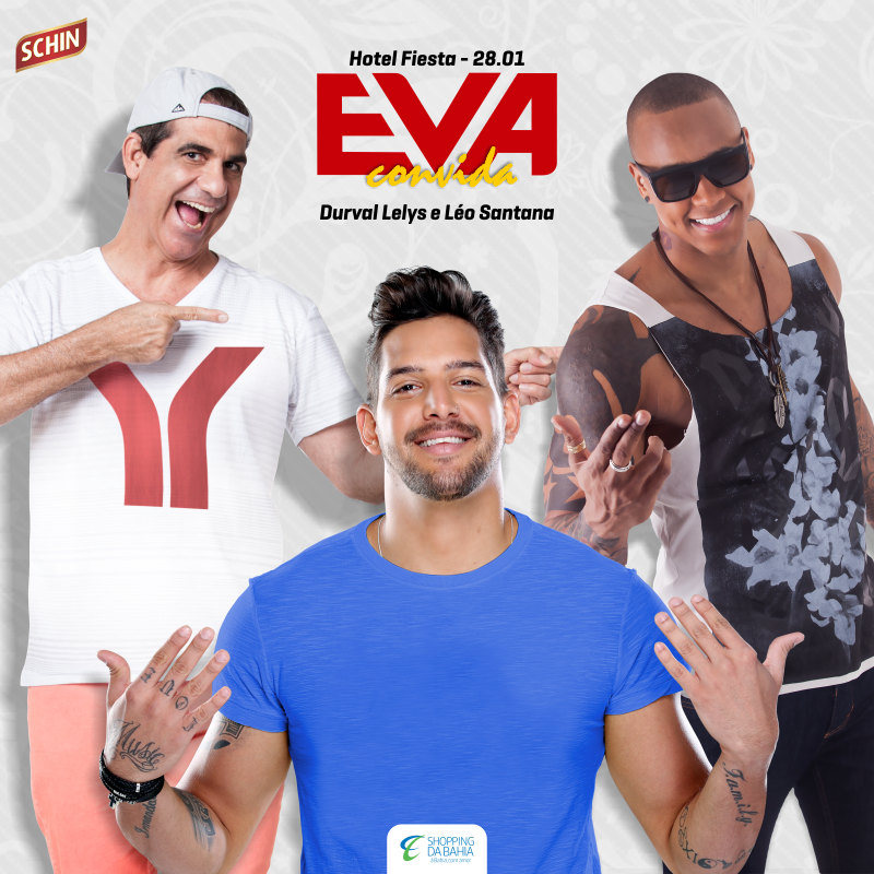 bandaeva's tweet photo. O sucesso está de volta!! Dia 28 de janeiro tem #EVAConvida com participação especial de Léo Santana e Durval Lelys. http://t.co/7O6W0KgV6S