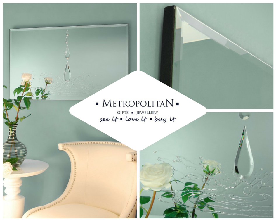 Metrogifts's tweet image. Bevelled Mirror with Liquid Glass Tears &amp;amp; Diamonds Design Embedded with Swarovski Crystals: amzn.to/1BYOgyN