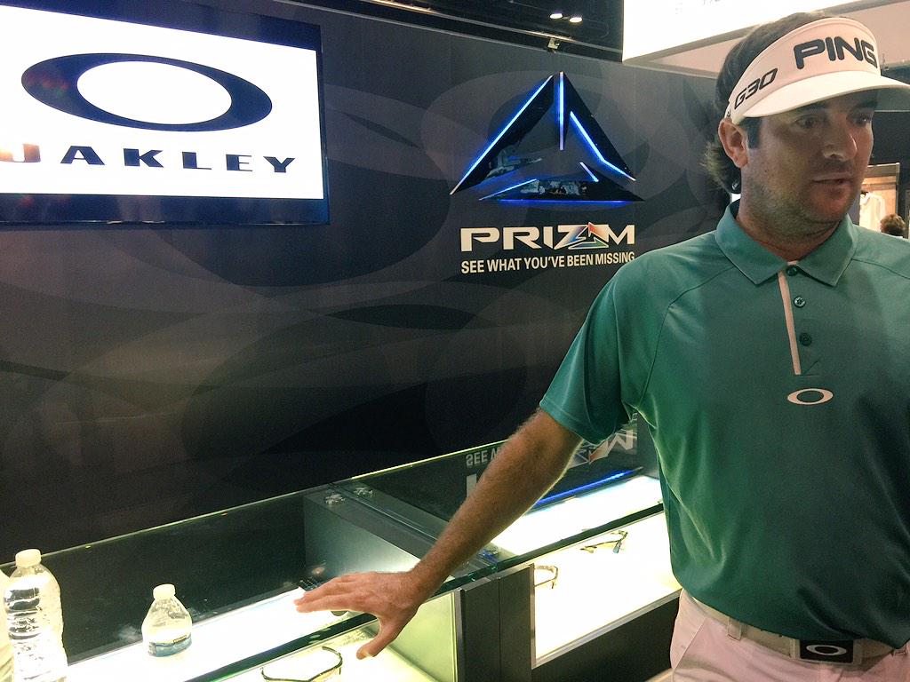 Working on my modeling career <a href="/oakley/">Oakley</a> booth. #tryingtolookgoodforOakley #PGAShow2015