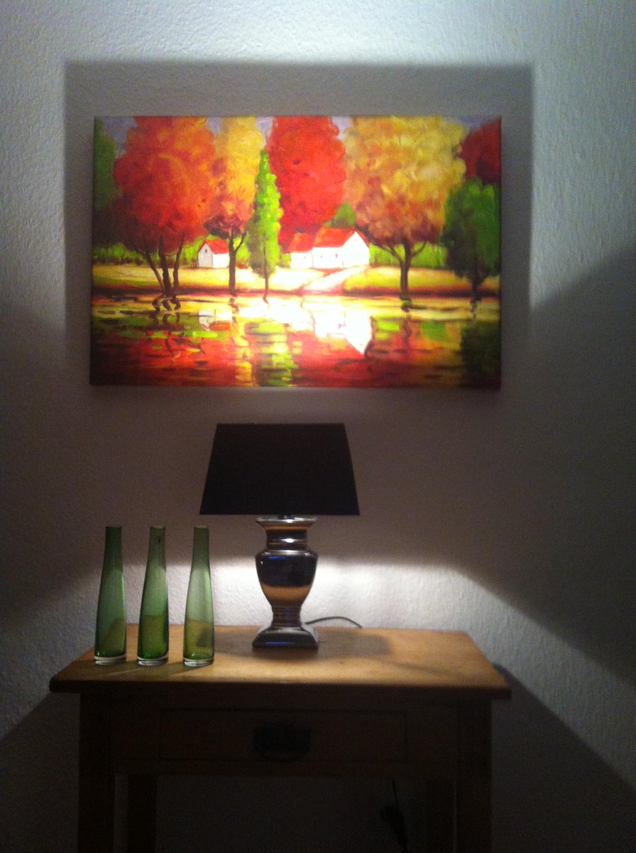 So schön können WhatTheArt! Bilder an der Wand aussehen. Danke an Christiana für den Kauf. #whattheart #kunst #art