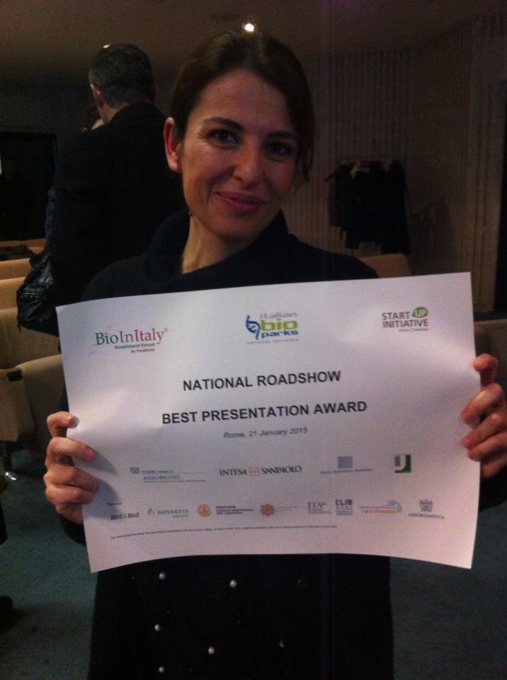 ScienceParkRome's tweet photo. #biointaly vince per #biotech #RaYgenetics@assobiomedica @assobiotec @unitorvergata http://t.co/TOzeNtZQnU