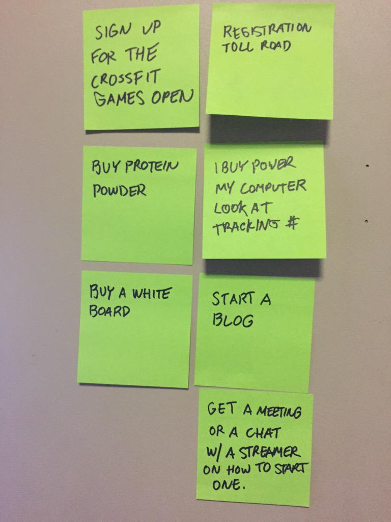 MichaelCrits's tweet image. Since I have so many goals, and ideas, and no whiteboard. #StayCreative #FutureStreamer @Twitch