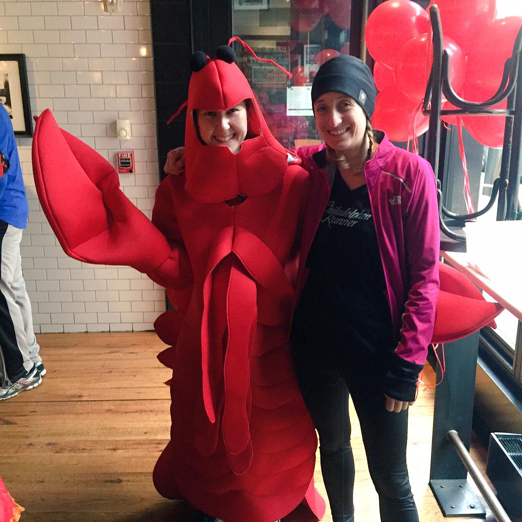 PhillyRun's tweet photo. Supporting our friends @PHLOysterHouse. Happy National Chowder Day! http://t.co/g2mYi6go3W