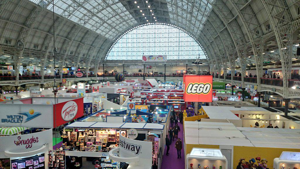 Headcasemedia's tweet photo. Day two here at #toyfair. Great buzz today, here's the view! Say hi if you spot us! #toyfair15 #thetoyfair #Olympia http://t.co/ZB40d53guw