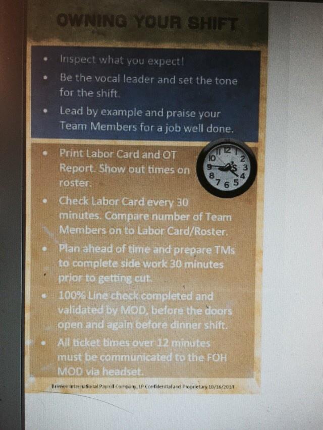 EricEstrada713's tweet photo. Utilizing the Tools!#ManagerTimeline #OwnsYourShift #todayschilis #letsduthis #Bigred @kwilliamson77 @ChiliheadTim http://t.co/5aaCCh4Ul4