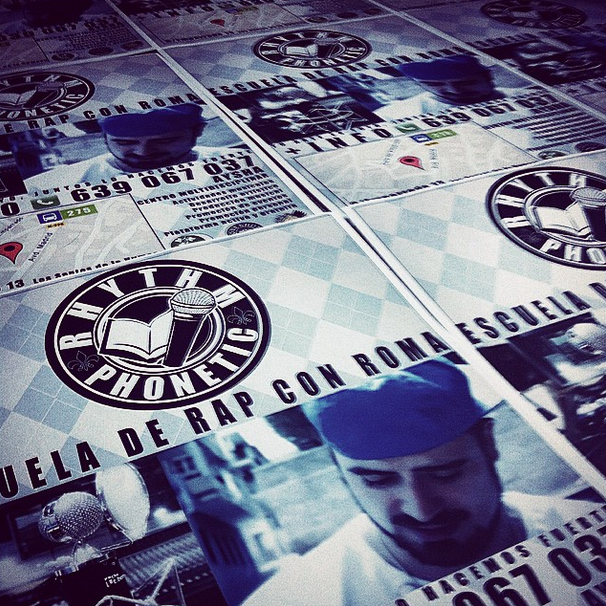 rhythm_phonetic's tweet photo. Carteles listos y preparados para que los veáis por vuestras calle http://t.co/D6XD5RI8s4