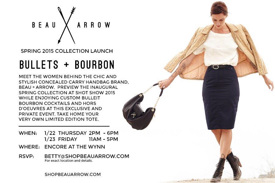 ShopBeauArrow's tweet photo. #rsvp to #beauarrow private fashion event tomorrow & Friday at #shotshow if you are media, athlete or w the industry! http://t.co/YZF6qz0HUq