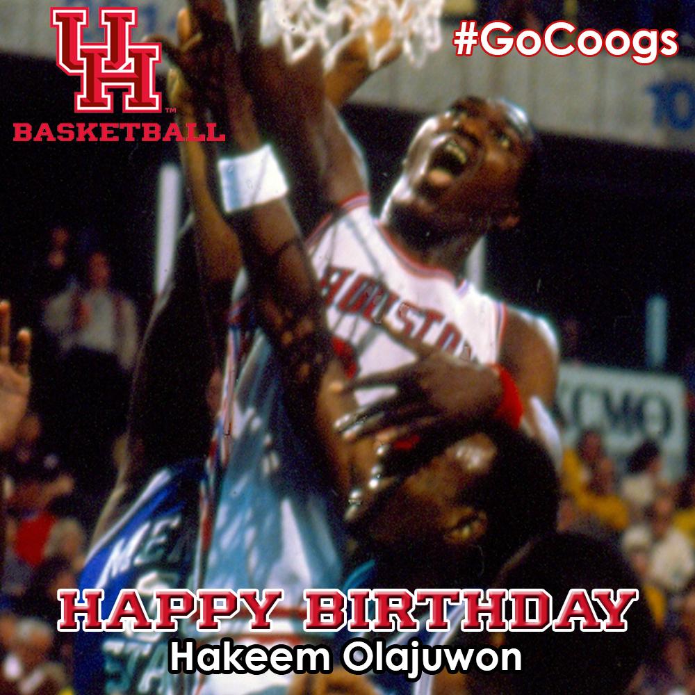 & help us wish & basketball legend Hakeem Olajuwon a HAPPY BIRTHDAY! 