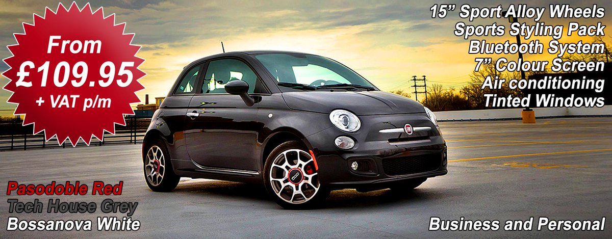 New offer on the Fiat 500 S - from £109.95 per month facebook.com/PlanetLeasing/… #fiat #fiat500 #car #lease #deal #offer