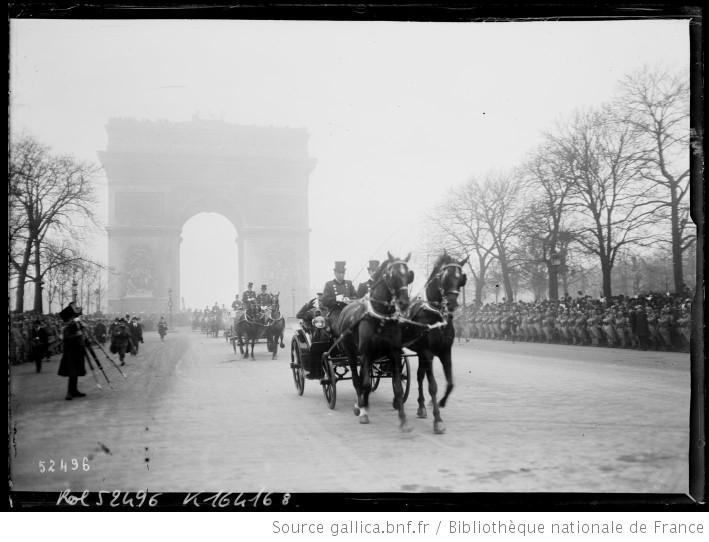 Picture of Arc de Triomphe Paris in 1918 