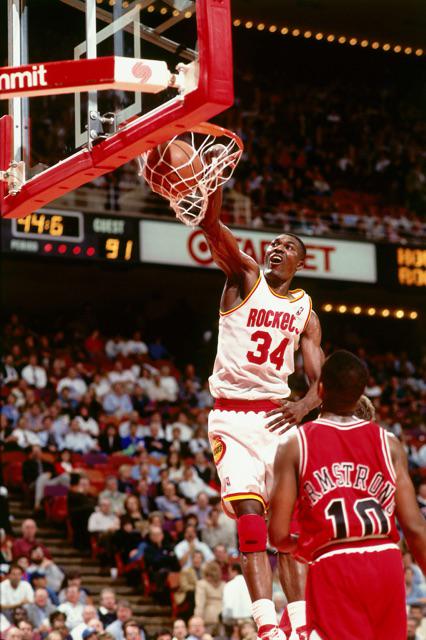 1/21- Happy 52nd Birthday Hakeem Olajuwon. \"The Dream\" led the league in rebounding tw...   