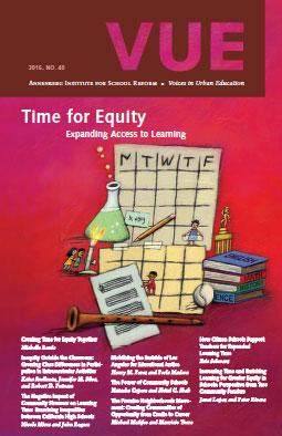 AnnenbergInst's tweet photo. AISR’s new issue of Voices in Urban Education, “#TimeForEquity: Expanding Access to Learning” goes live 1/22. http://t.co/hR5JMyRzIs