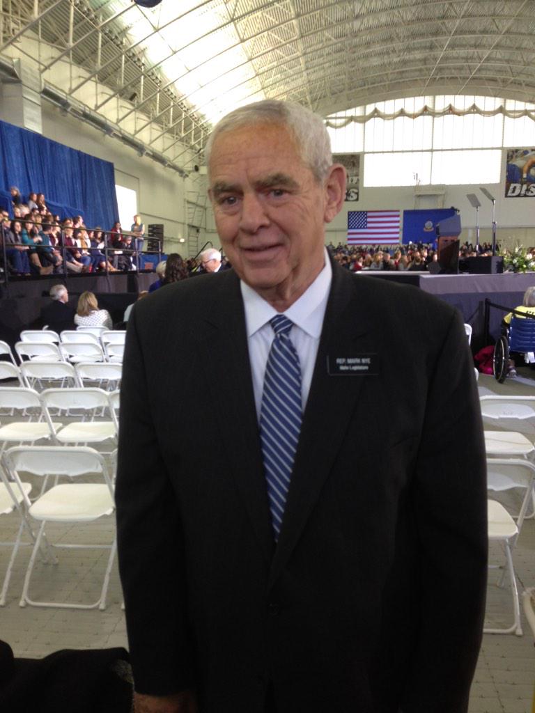 Boiseweekly's tweet photo. Mark Nye (D-Pocatello) "The Legislature and the people of Idaho have tremendous respect for the President." #POTUSBOI http://t.co/KqcYwUxaiu