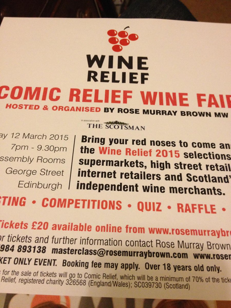 rosemurraybrown's tweet photo. Comic Relief Wine Fair tickets http://t.co/IXSsVbOezD &amp; @VinoStockbridge @VilleneuveWines @GreatGrogShop @woodwinters http://t.co/N10avZ9pbP