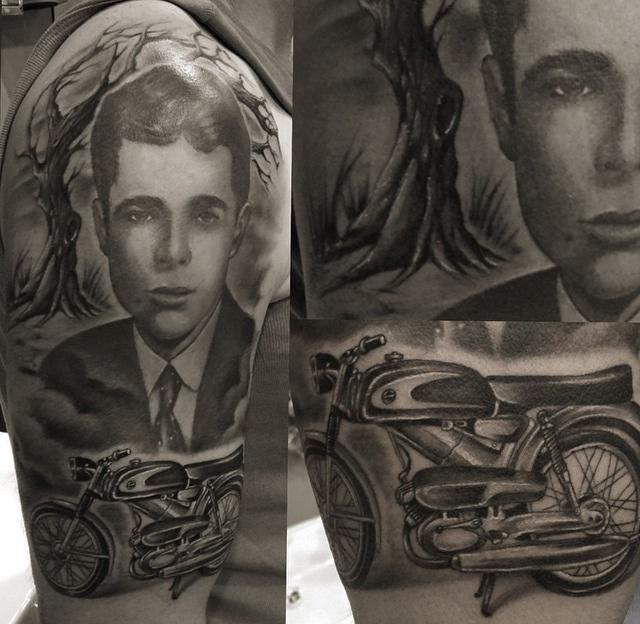 SlashTattoo's tweet photo. Retrato por Jesús http://t.co/Fh9RQfnj44