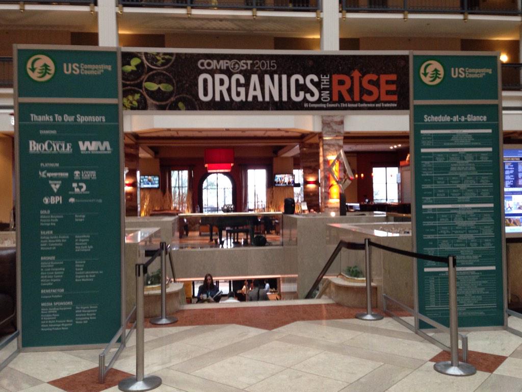 CK_Comms's tweet photo. A long way from home attending the progressive #COMPOST2015 with @FarmyardOrganic in #austintexas http://t.co/1vdppl6m1Z