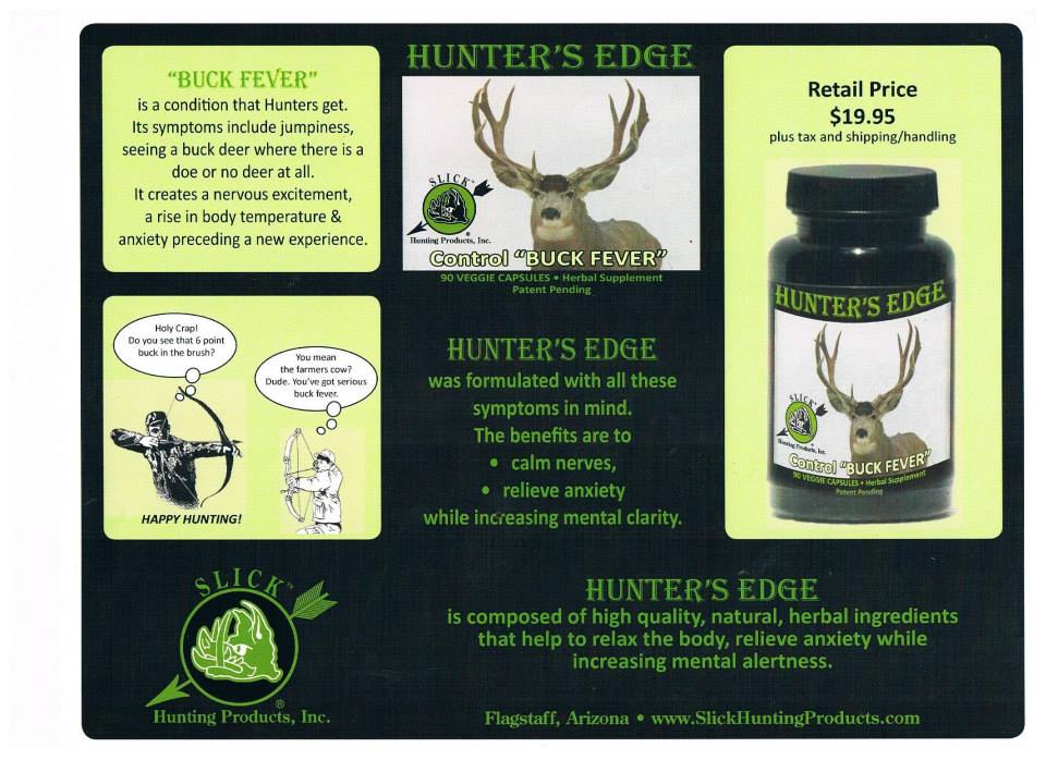 SlickHunting's tweet image. Check out Hunter's Edge.  Created to help with "Buck Fever".  Will keep you focused!