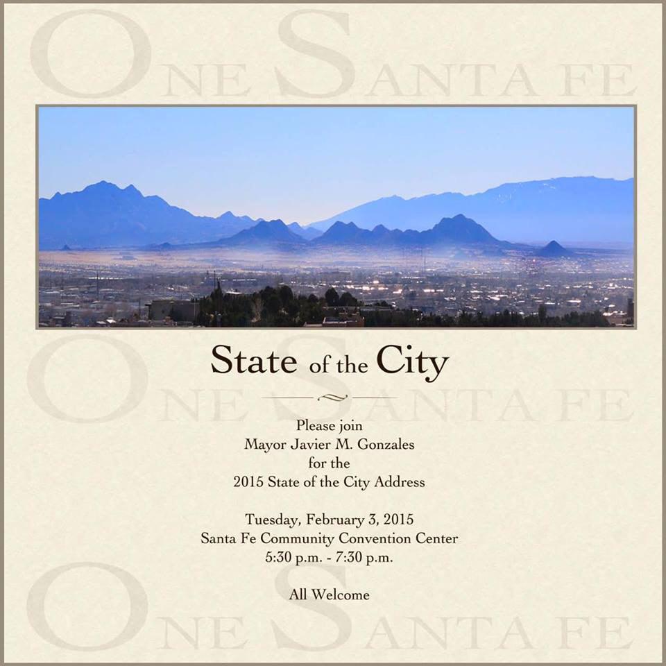 javiermgonzales's tweet photo. Mark your calendars @SantaFeGov ! Very excited about my first State of the City! #onesantafe #santafeforward http://t.co/Ld0bmo8f46