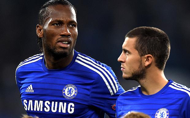 Footballtweet's tweet photo. Drogba on Eden Hazard: "The world is going crazy about Ronaldo and Messi, Chelsea have got their own 2 in 1 package." http://t.co/Snw1W1Vwn6