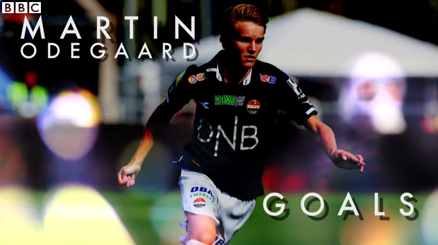 BBCMOTD's tweet photo. Watch five goals scored by Norwegian wonderkid Martin Odegaard: http://t.co/ULBEUxJKJf http://t.co/7WOijDf4yC