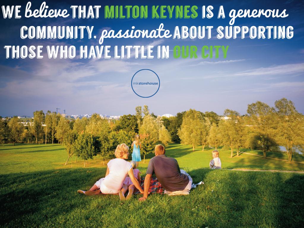 mkstorehouse's tweet photo. We believe that #MK is a generous community, passionate about supporting those who have little in our city. #lovemk http://t.co/NhxJaHJLGc