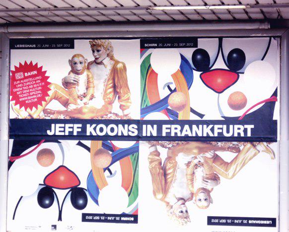 Happy Birthday to Jeff Koons today! Photo: Adverb 2012 for the his complete retroperspective in Frankfurt, Germany. 