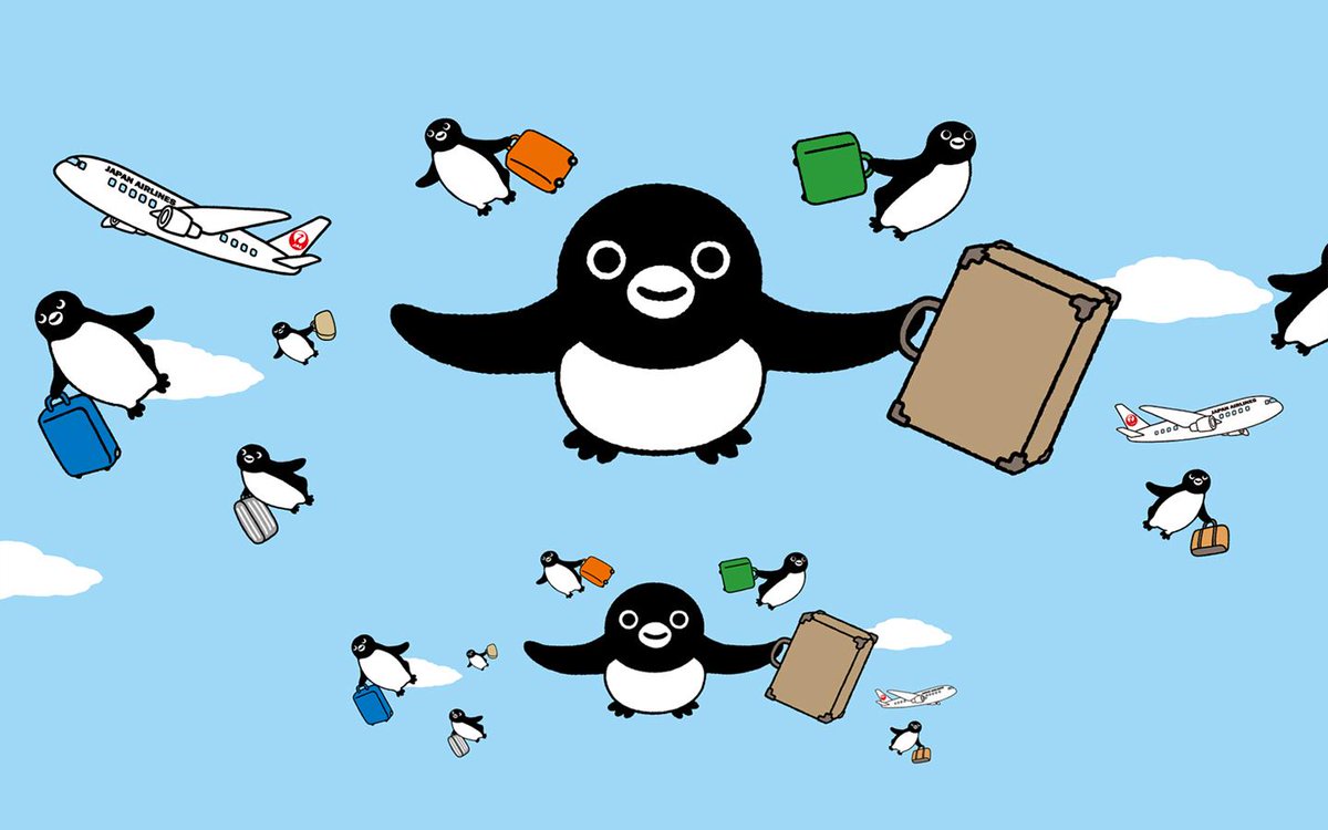 スペースパンダ虫 Pa Twitter 何年かぶりにデスクトップの壁紙変えた ペンギンの数はオリジナルよりもちょっと増やしてみたよ ペンギンかわいいよペンギン Suicaのペンギン Http T Co Qc4ajjpult