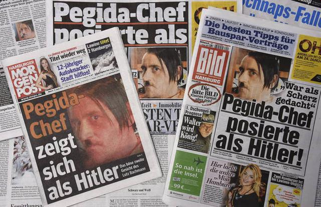 jmsardo's tweet image. #Germany: anti-Islam Peguida leader resigns after revelation of hitler selfies on his FB page.