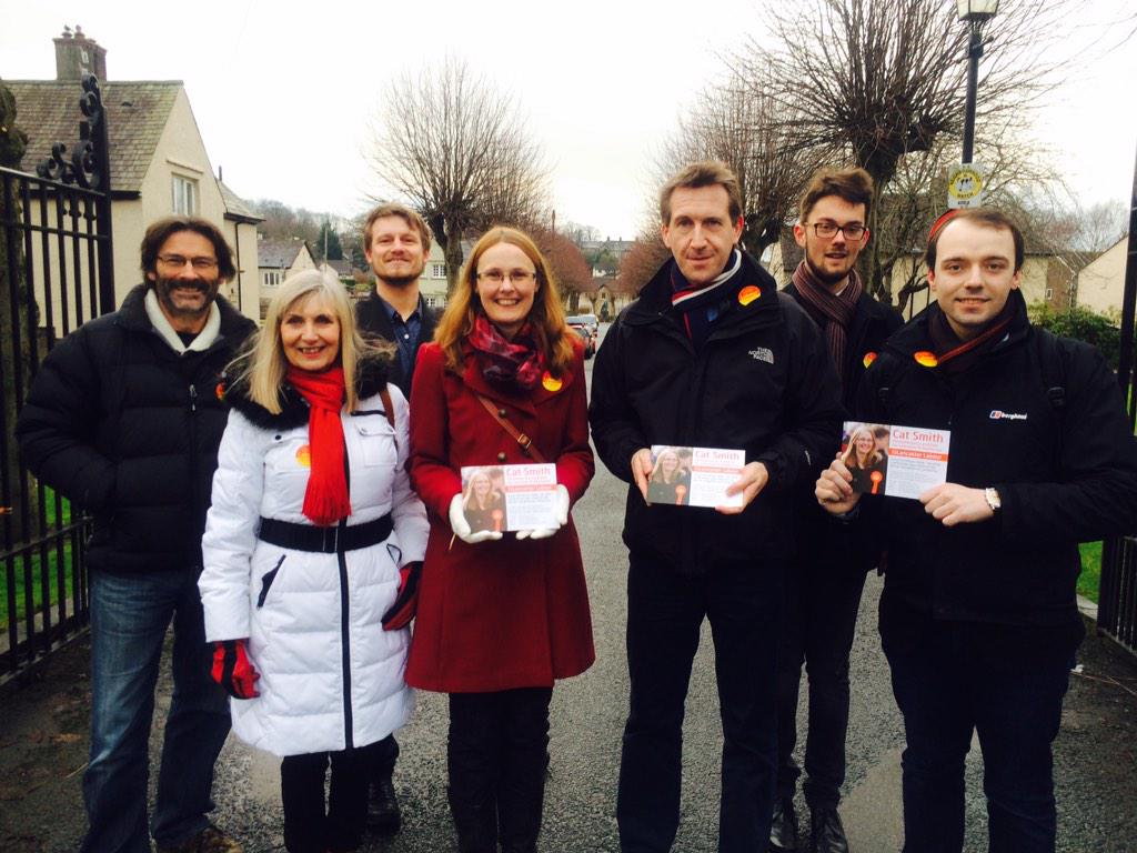 DanJarvisMBE's tweet photo. Stop 19 on #labourdoorstep marathon is @LancasterLabour. Thanks everyone who joined me to knock doors for @CateySmith http://t.co/CDM9B8scvp