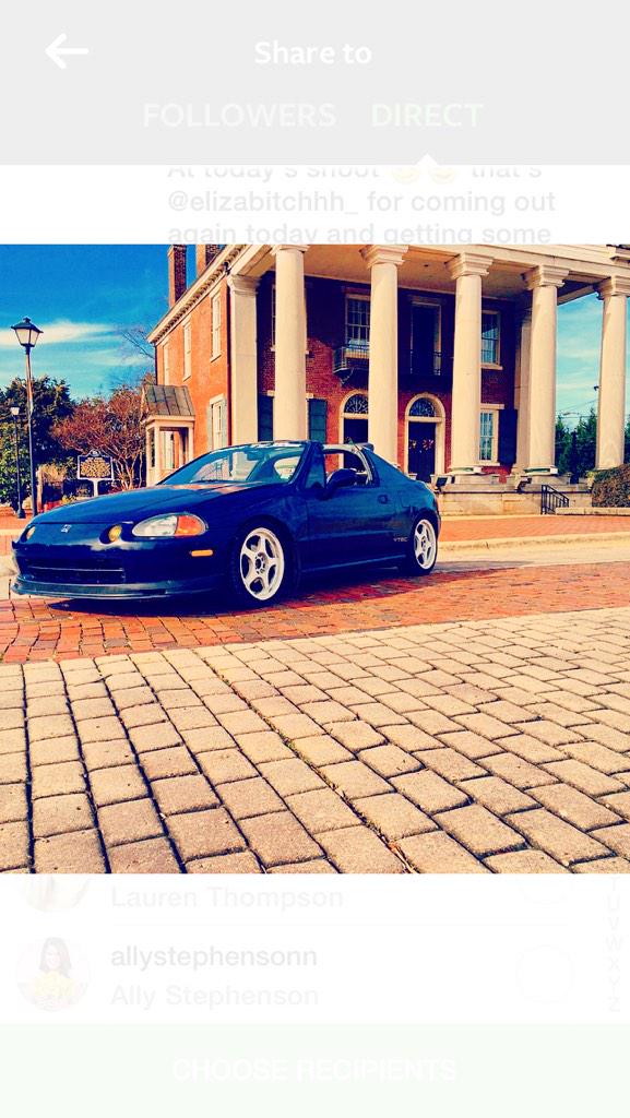 the_fulghum's tweet photo. God I love this car ๐๐ฉ๐ฉ๐ฉ๐ฉ๐ฉ๐ฉ๐ฉ๐
๐ฆ๐ฆ๐ฆ #h22a #delslow #bae #topoff @miitcheell_ that's for the shots http://t.co/MGpFSwyv62