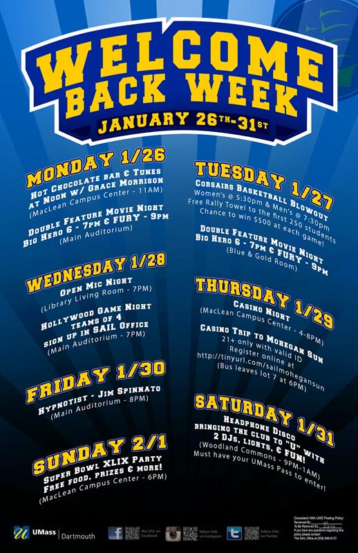 So excited to attend the Welcome Back Week events that @UMDSAILevents has put together! #AwareCorsair