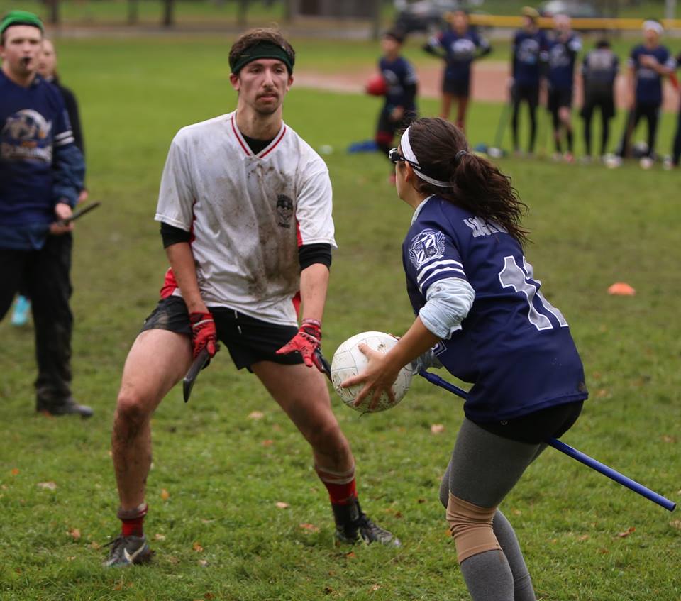 QuadballCan's tweet photo. Only a few weeks until regional championships begin. How are you practicing? (Photo by Helena Pierce.) http://t.co/1ouH3a7JjO