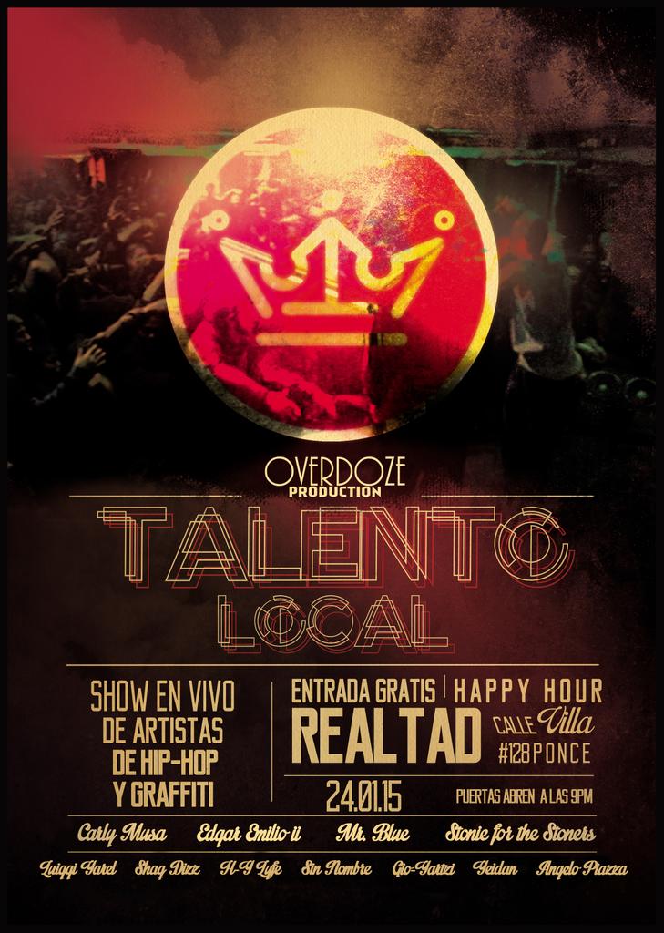 eldeponcepr's tweet photo. Éste sábado 24 en Ponce #TalentoLocal #Realtad Muchas sorpresas. Entrada gratis! Rifaremos un tatuaje! By Ricar http://t.co/fDUDEhYuRU