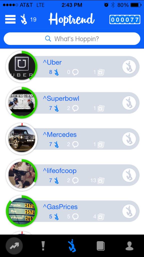 Hoptrend's tweet image. A look at the top trends right now. Download the app and Hop On one!