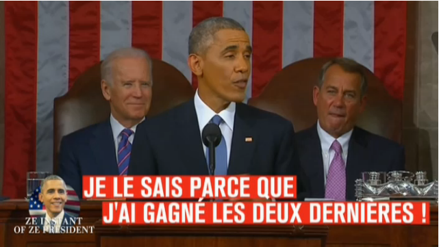 LPJofficiel's tweet photo. Obama tacle les Républicains qui se moquent car il ne peut plus mener une nouvelle campagne présidentielle 
#LPJ http://t.co/fTHOCRXHB5