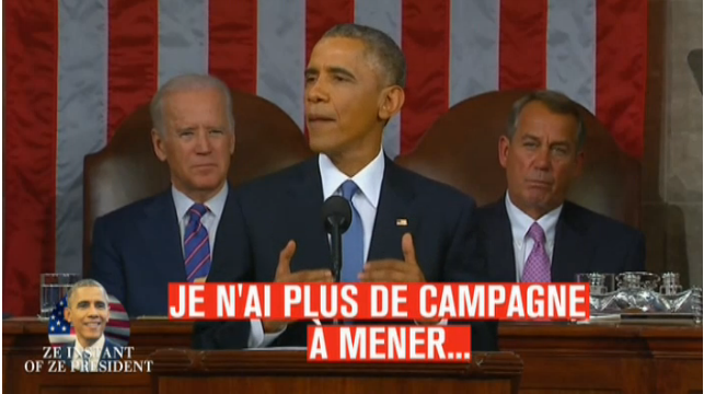 LPJofficiel's tweet photo. Obama tacle les Républicains qui se moquent car il ne peut plus mener une nouvelle campagne présidentielle 
#LPJ http://t.co/fTHOCRXHB5