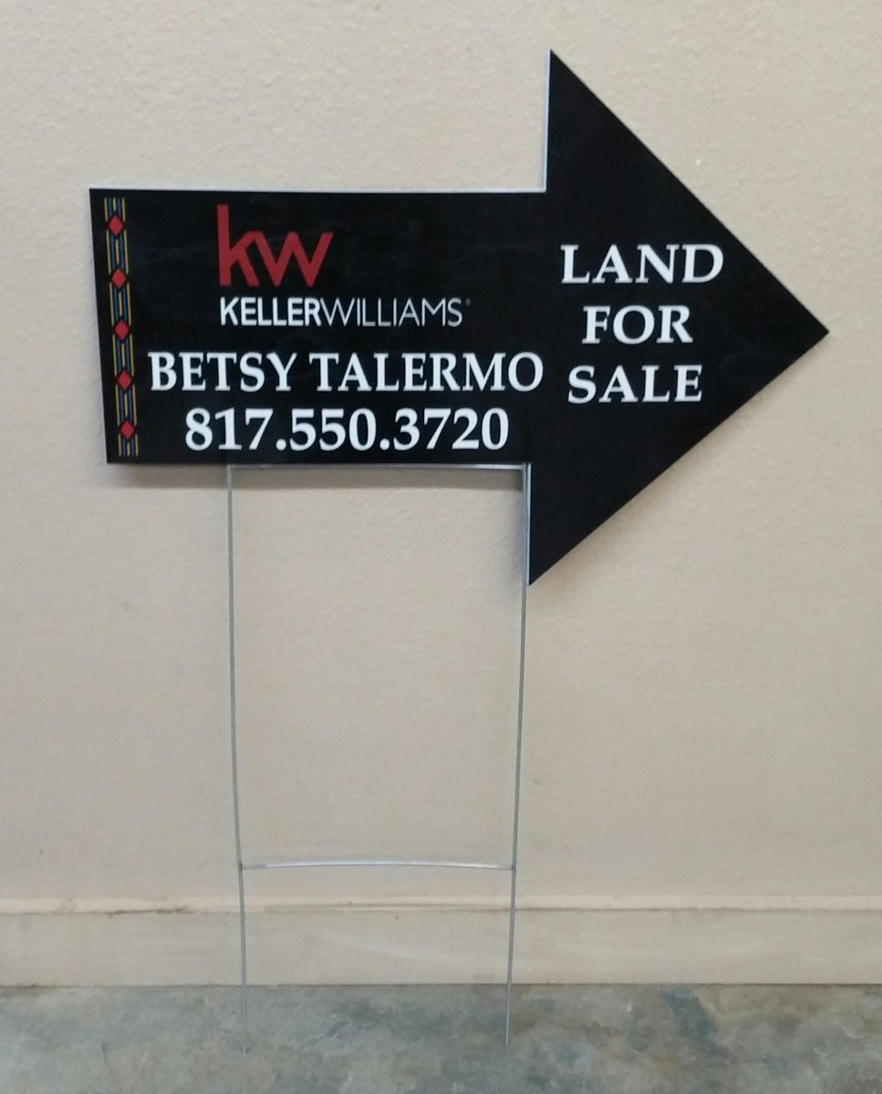 blueridgesigns's tweet image. Arrow coroplast signs made to order! #plasticsigns