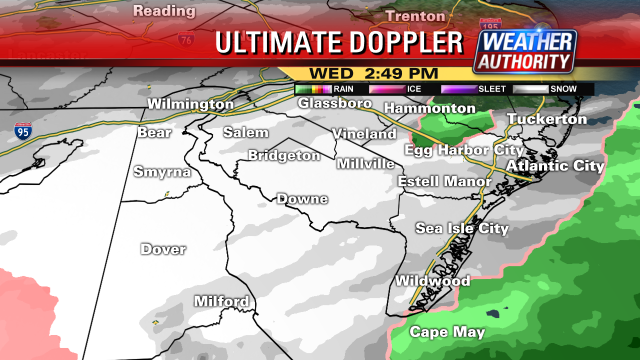 ScottFox29's tweet photo. #steadiest #snow in #DE #SJ @fox29philly. This expected trend will continue into the evening. http://t.co/9cBCCBhzPA