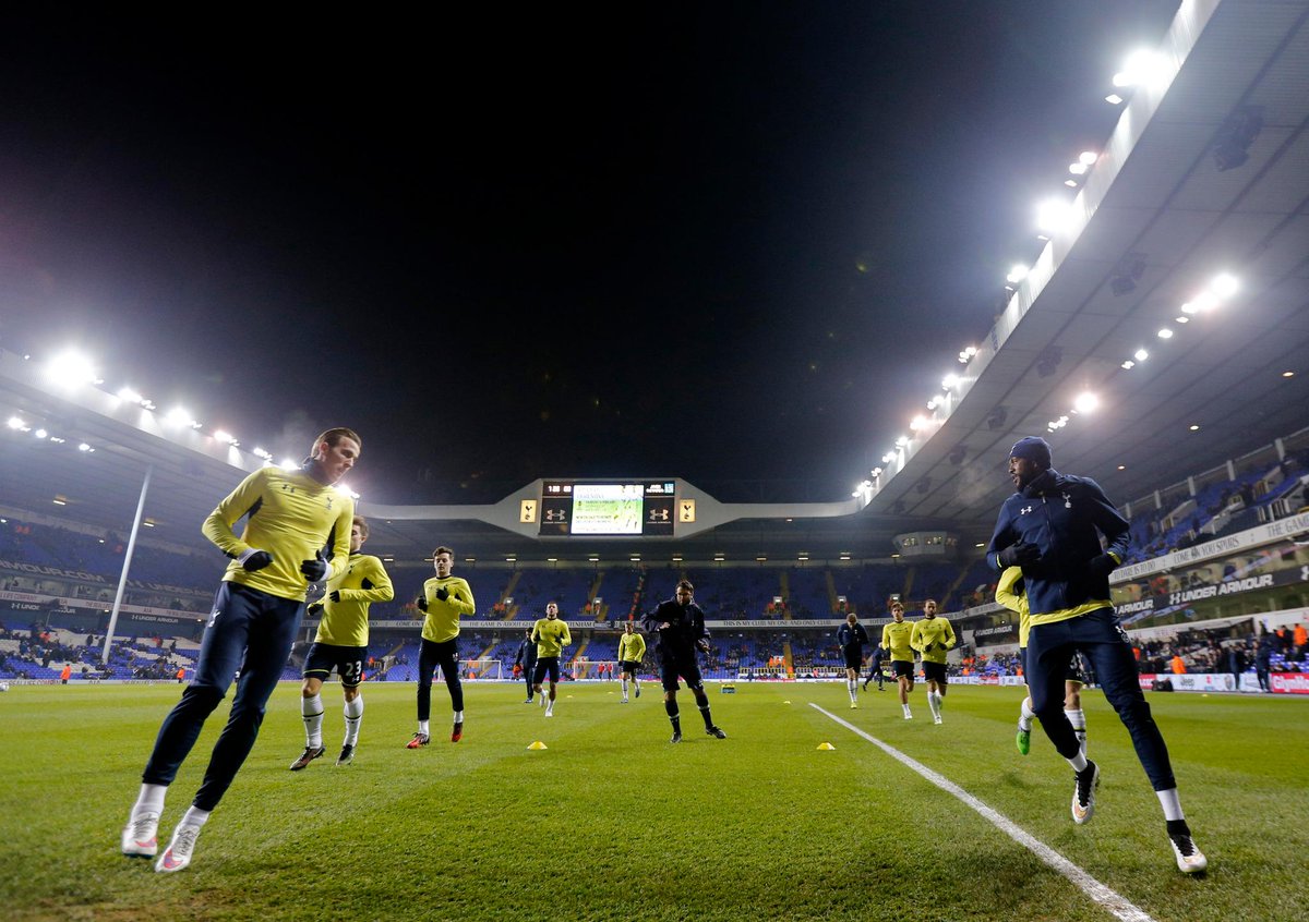 A <a href="/CapitalOne_Cup/">CapitalOne_Cup</a> semi-final. WHL under lights. Come on you Spurs. #COYS