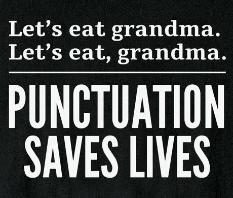 swreporting's tweet image. The power of punctuation #courtreporting
