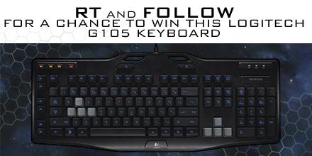 CivGame's tweet photo. RT and FOLLOW for a chance to win this @LogitechG G105 keyboard. Winner chosen at random on Monday, January 26! http://t.co/pT80fJBb74