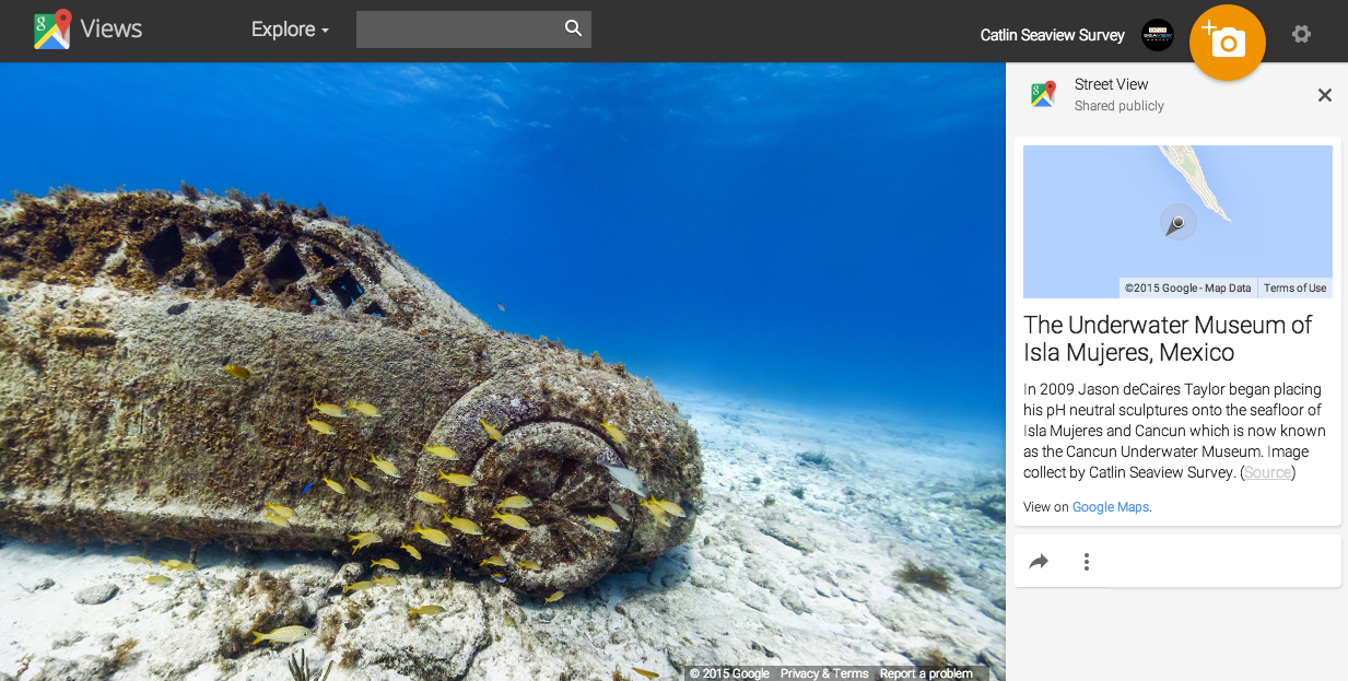 Underwater Earth on X: Strange things can be found in underwater museums -  360° #photosphere #ocean #coral    / X